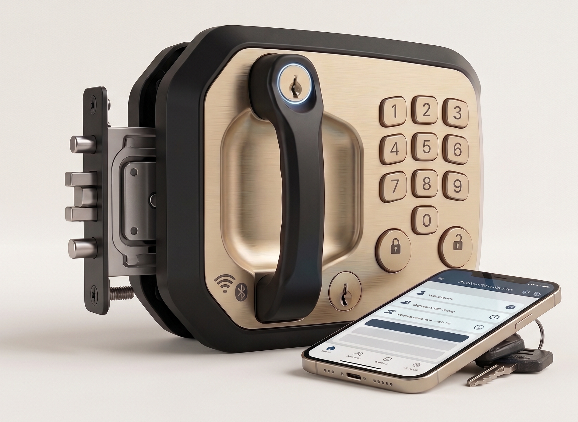 Smart Bluetooth RV door lock